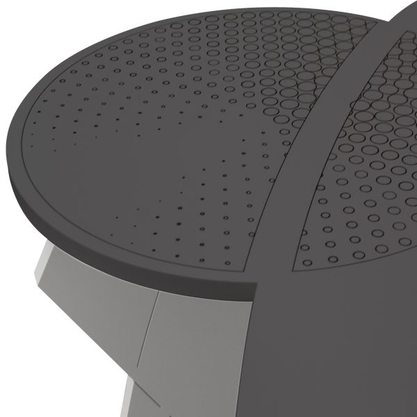 L:A:S - Laser Art Style - CONSOLLE INGRESSO DESIGN SCANDINAVO – SI-382 ANTRACITE-CEMENTO