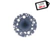 L:A:S - Laser Art Style - OROLOGIO DA PARETE MODERNO – SI-534 DECORO GRIGIO BLU
