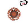 L:A:S - Laser Art Style - OROLOGIO DA PARETE MODERNO – SI-534 DECORO ROSSO