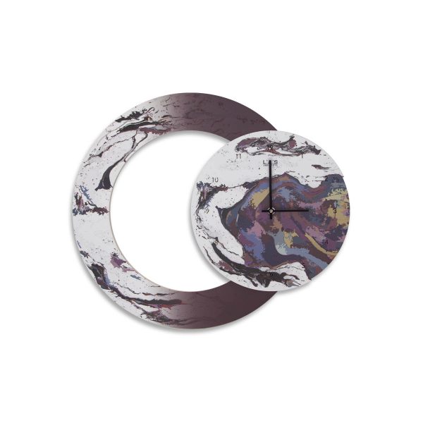 L:A:S - Laser Art Style - OROLOGIO DA PARETE – SI-535 DECORO BORDEAUX