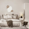 L:A:S - Laser Art Style - CROCIFISSO MODERNO SI-482L PANNA-NOCCIOLA