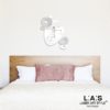 L:A:S - Laser Art Style - CROCIFISSO MODERNO – SI-429L BIANCO – ARGENTO