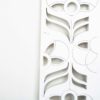 L:A:S - Laser Art Style - SPECCHIERA DESIGN MODERNO E FLOREALE SI-442 BIANCO