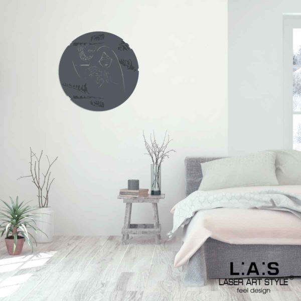 L:A:S - Laser Art Style - SACRA FAMIGLIA STILIZZATA SI-275XL ANTRACITE